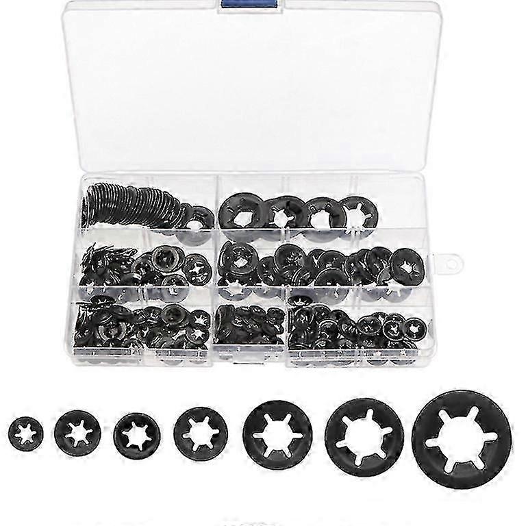280 Pcs Lock Washers Lock Washers, Steel Lock Washers Quick Lock Washers