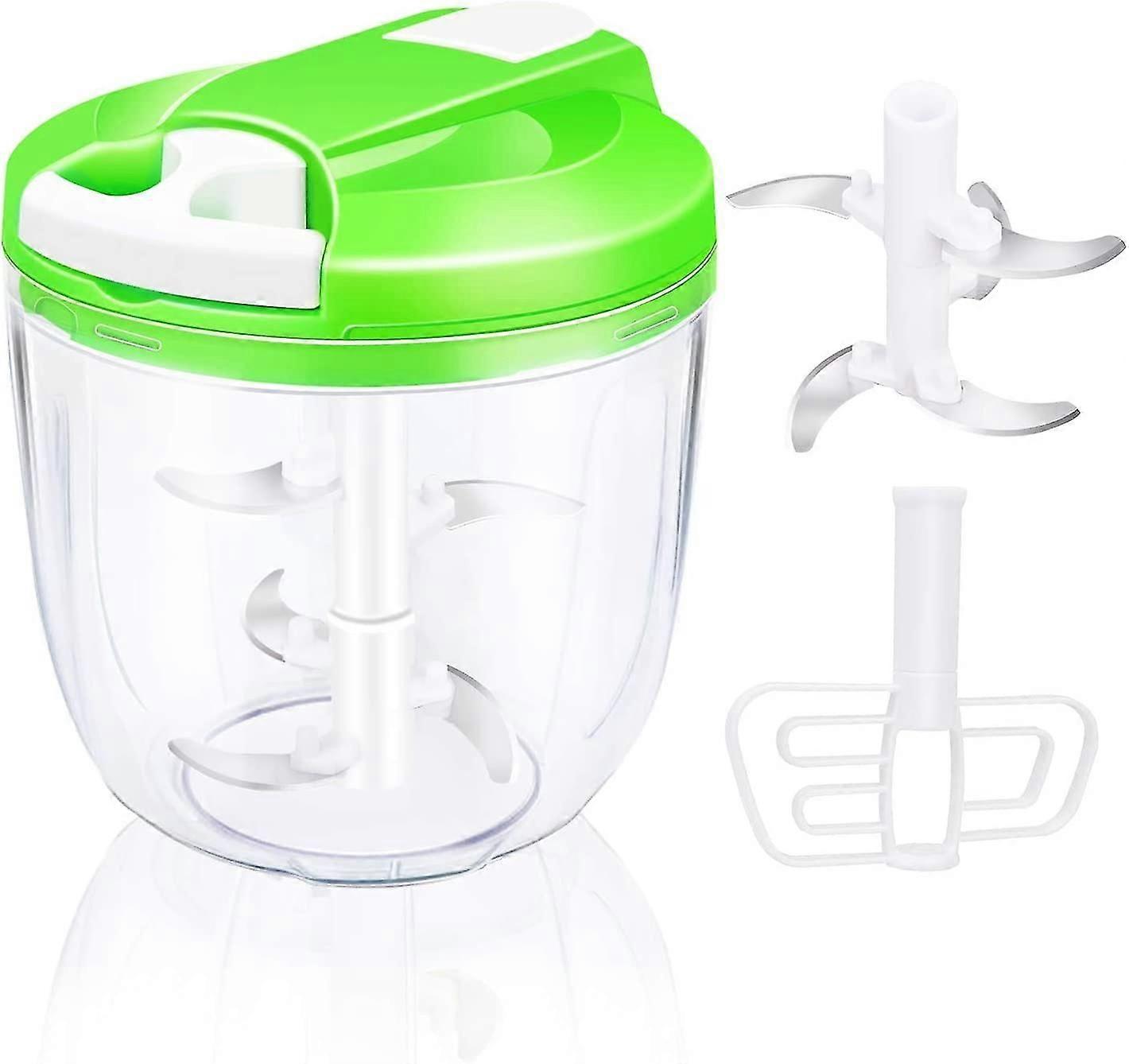 Onion Cutter With Cable Pull, 900ml Onion Chopper Food Prssor Vegetable Cutter Multi Chopper Onion Chopper Manual Stainless Steel Universal Chopper,31