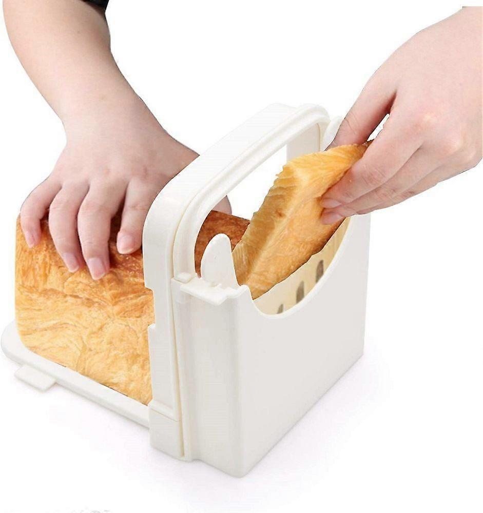 Toast Bread Slicer Kitchen ABS Material Thickness Adjustable Baking Slicing Rack Tools