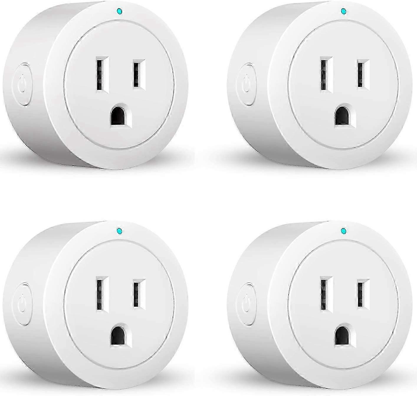 Smart Plug - Alexa, Echo & Google Home Compatible (WiFi 2.4G) - 4 Pack