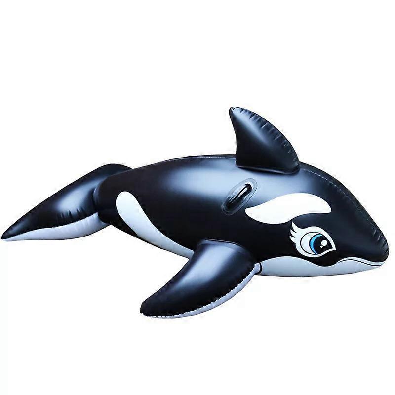 Large whale swimming ring toy, water floating bed