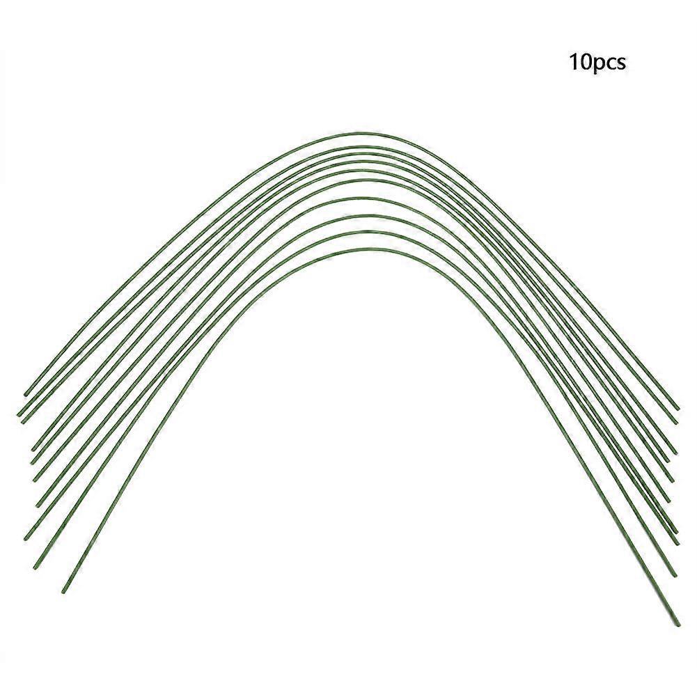 10Pcs 80cm Flower Solid Plastic Wire Stem Flexible DIY Gardening Bracket for Flower Design