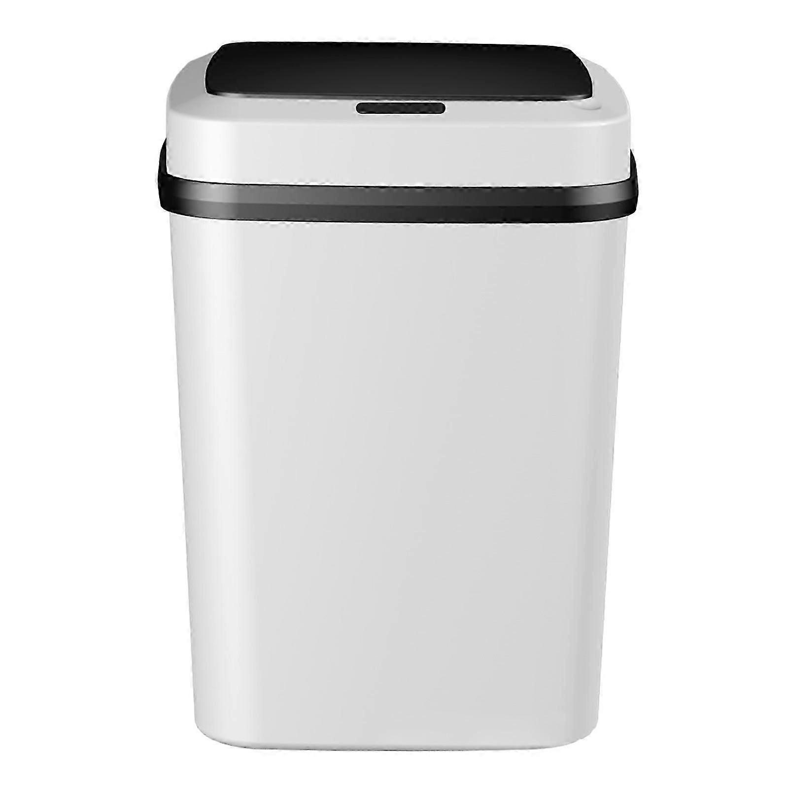 Smarts Sensor Trash Can with Lid Large Capacity Durable Trash Tube for Bathrooms Toilet