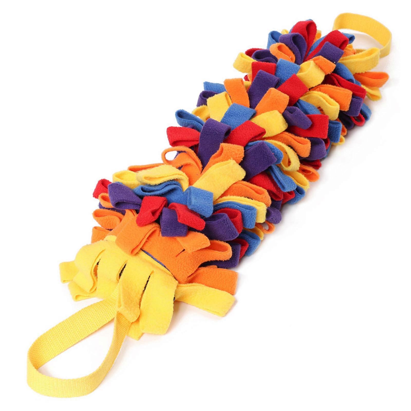 Pet Snuffle Feeding Mat Dog Interactive Puzzle Toy Slow Feeder Sniffing Pad Encouraging Natural Foraging Skills for Pets  Yellow