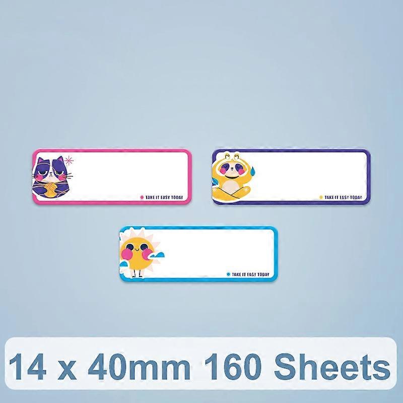 14 x 40mm 160 Sheets Thermal Printing Label Paper For NiiMbot D101 / D11