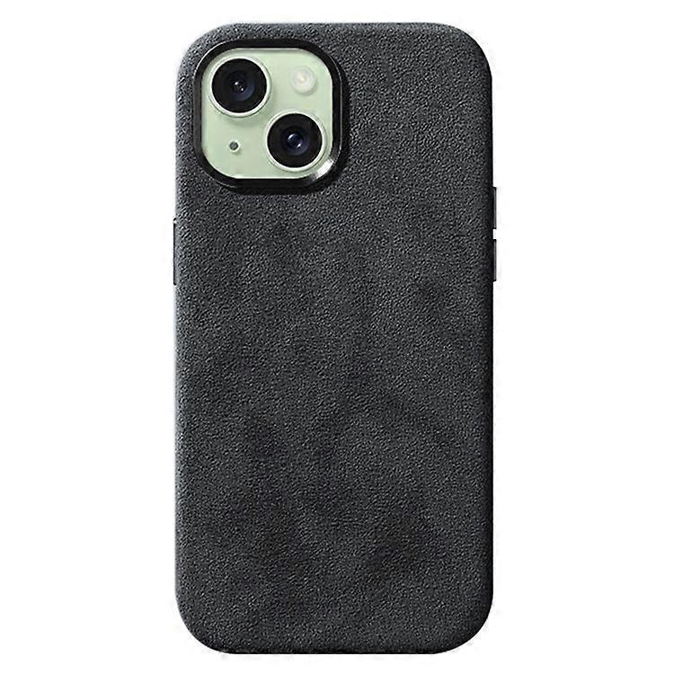 Compatible For iPhone 15 Case Compatible with MagSafe Suede PC Phone Protective Shell
