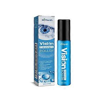 Vision Enhance Eye Massage Roller Lindre ubehag, øge klarheden og fugte med naturlige ekstrakter til trætte øjne, bærbar og nem at bruge