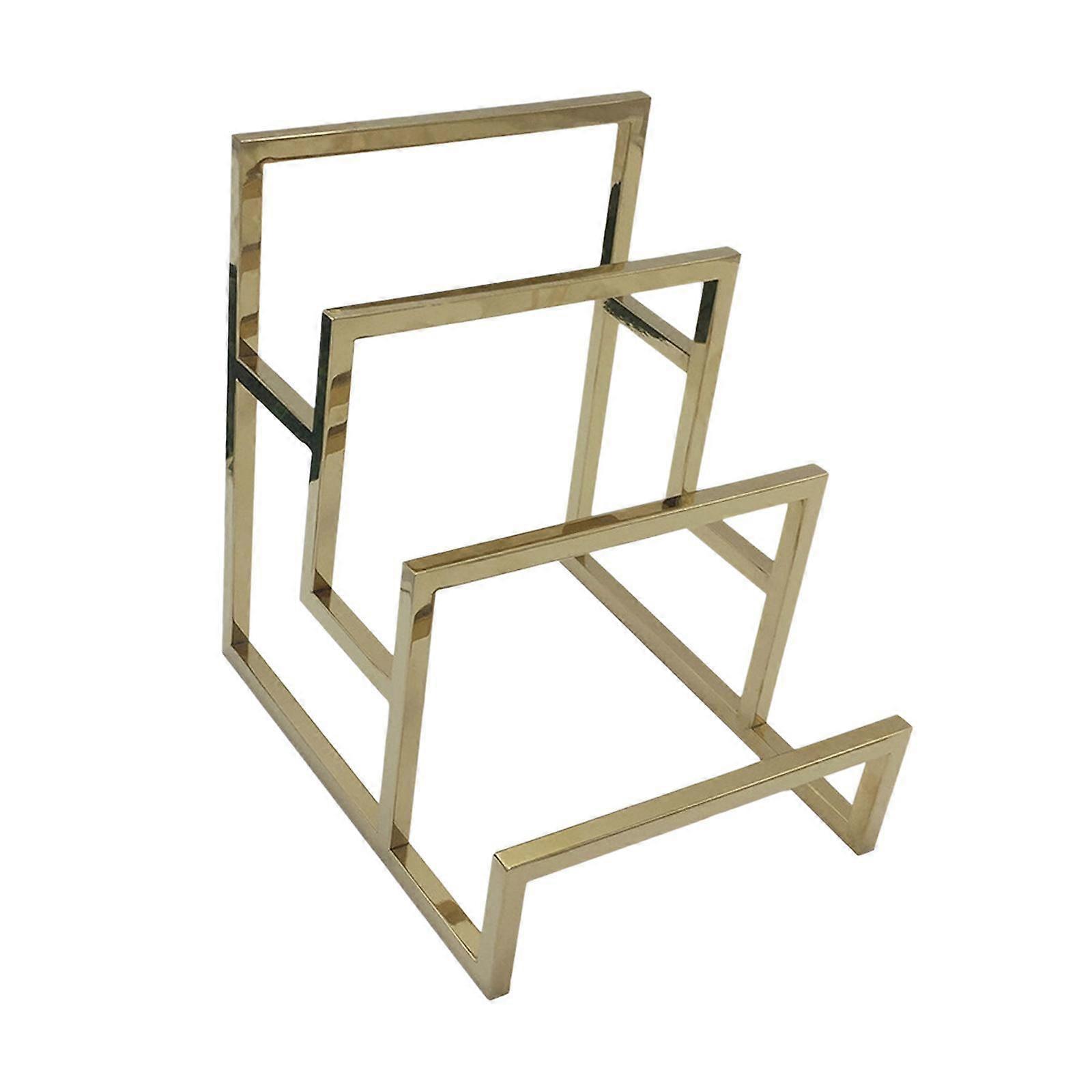 Purse Display Stand Wallet Display Organizer Holder 3 Layer Clutch Handbag