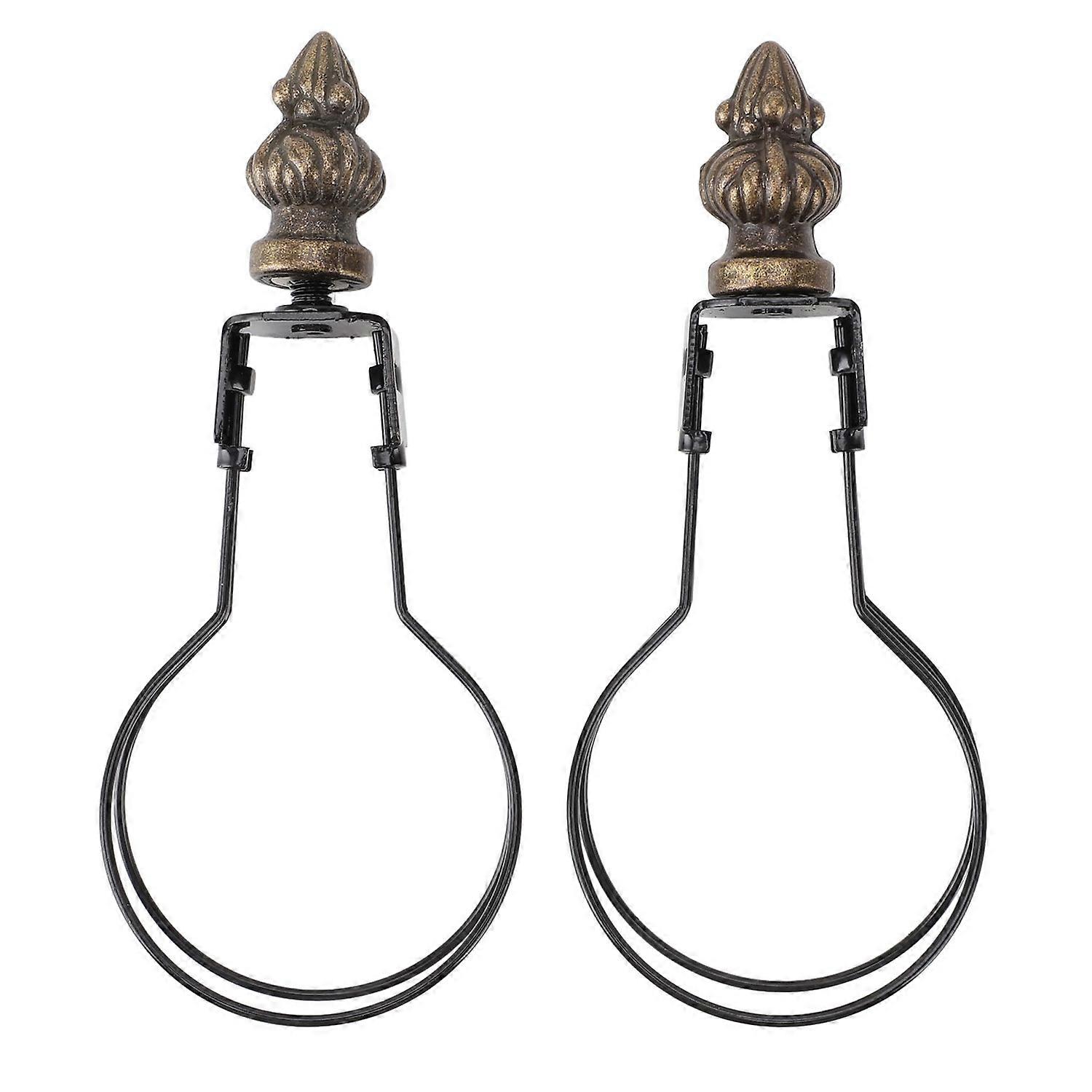 2pcs Lamp Bulb Clip Adapter Modern Stylish Metal Lampshade Holder Adapter Clip On Lampshade Adapter