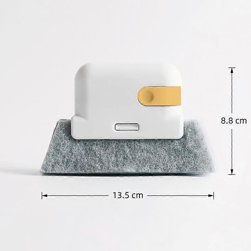 New 2-in-1 Detachable Window Slot Cleaning Brush, Household Kitchen Stove Dead Corner Cleaning Cloth, Built-in Scraper