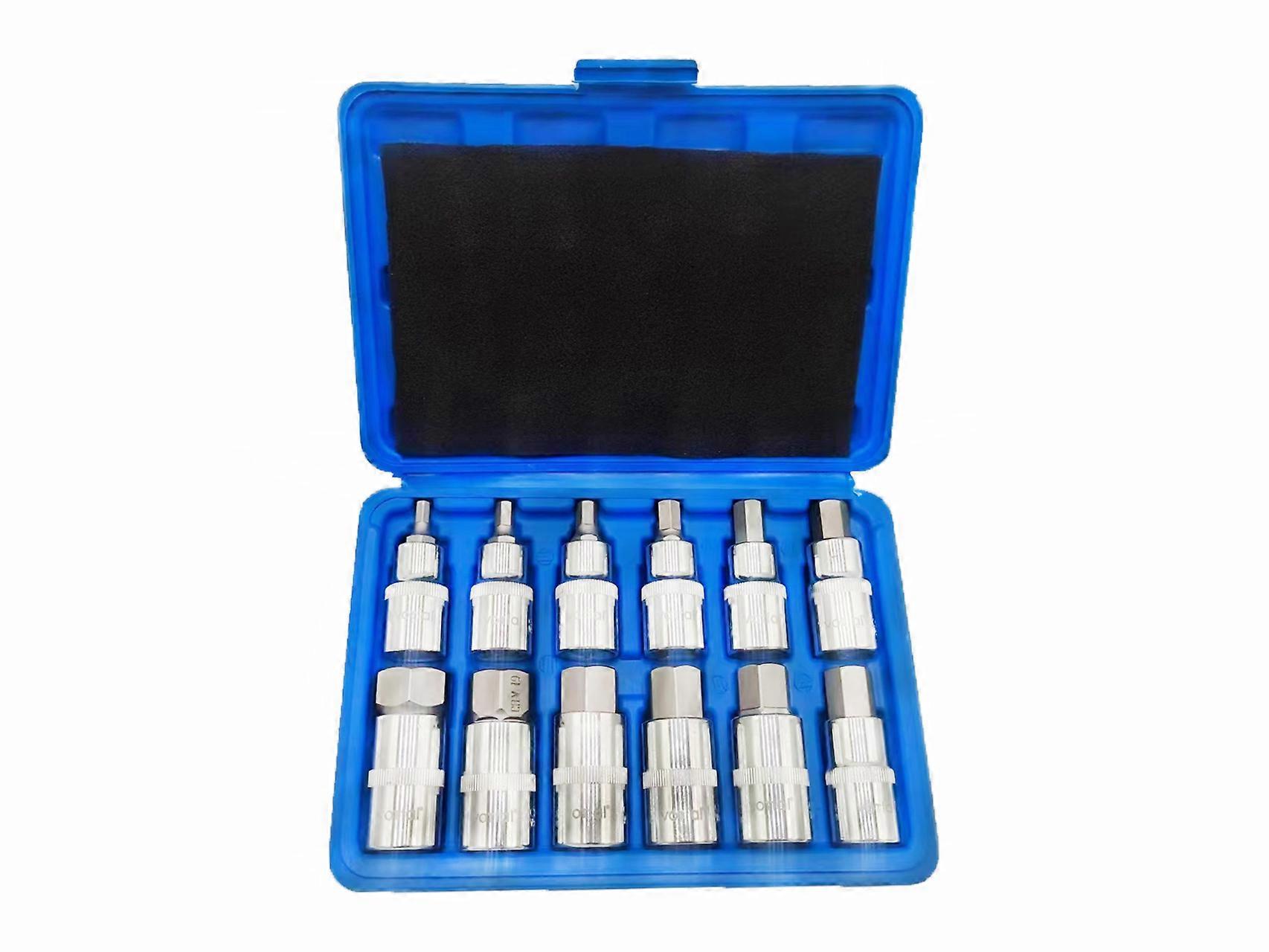 Tamper-Proof Torx Star Socket Set Precision Chrome Vanadium Corrosion-Resistant