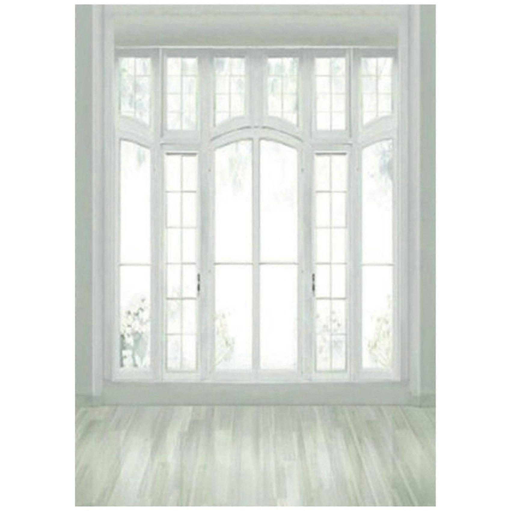 3x5FT European Window Floor White Art Photography Backdrop Studio Background JP