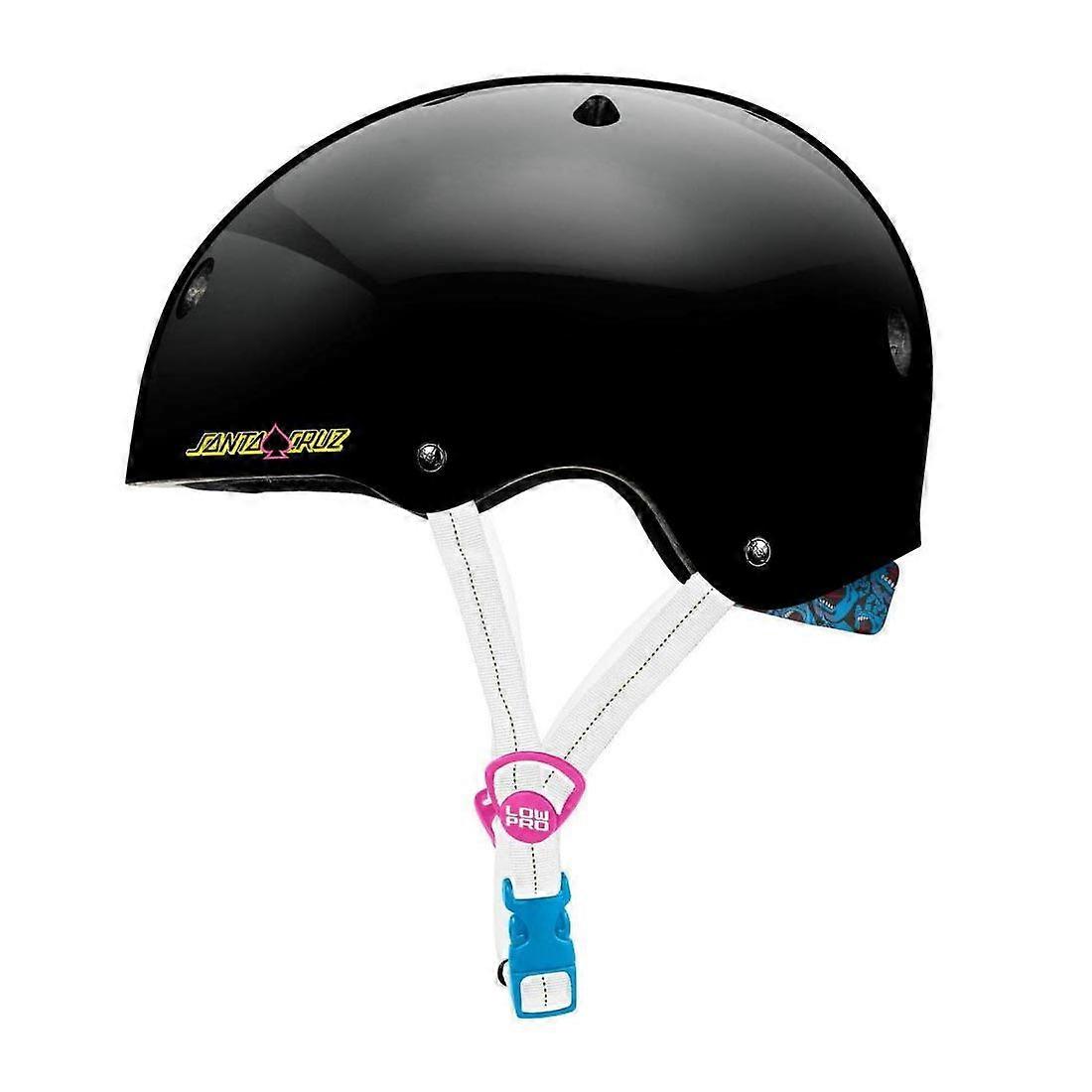 Pro-Tec x Santa Cruz Low Pro Hjelm - Sort Glans