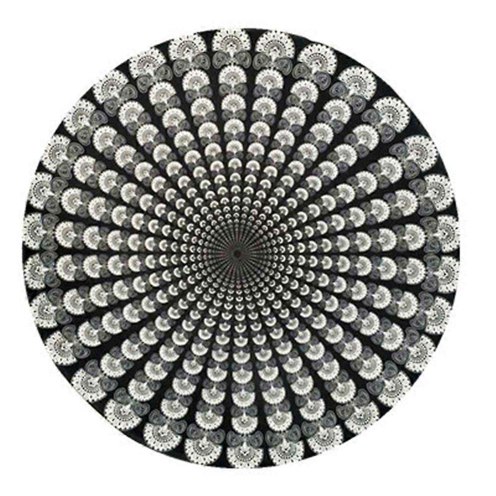 Round Beach Throw Tapestry Printing Picnic Mat Beach Blanket Tapestry