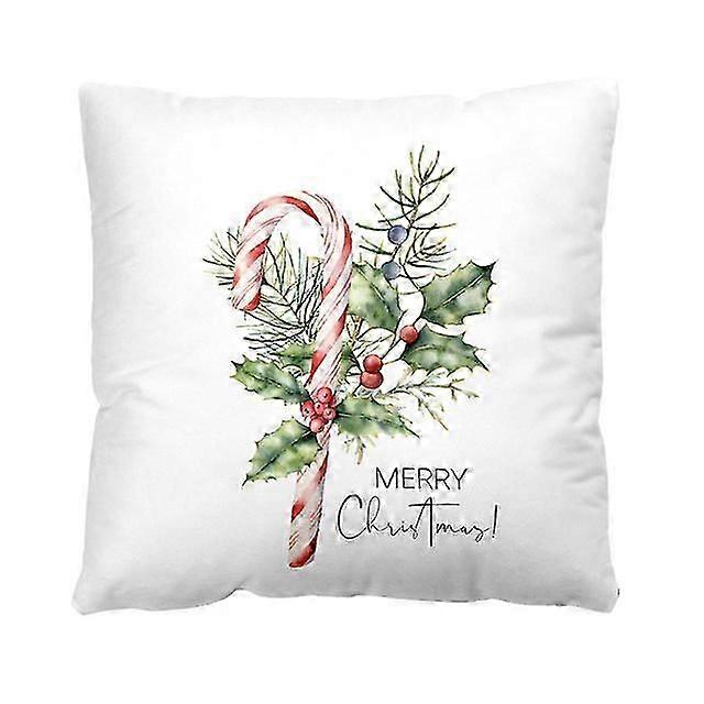 Jul Elk Tree Pillow Cover 45x45cm Kast putevar 2023 Vinter julepynt For Home Tree Deer Sofa Pute Cover