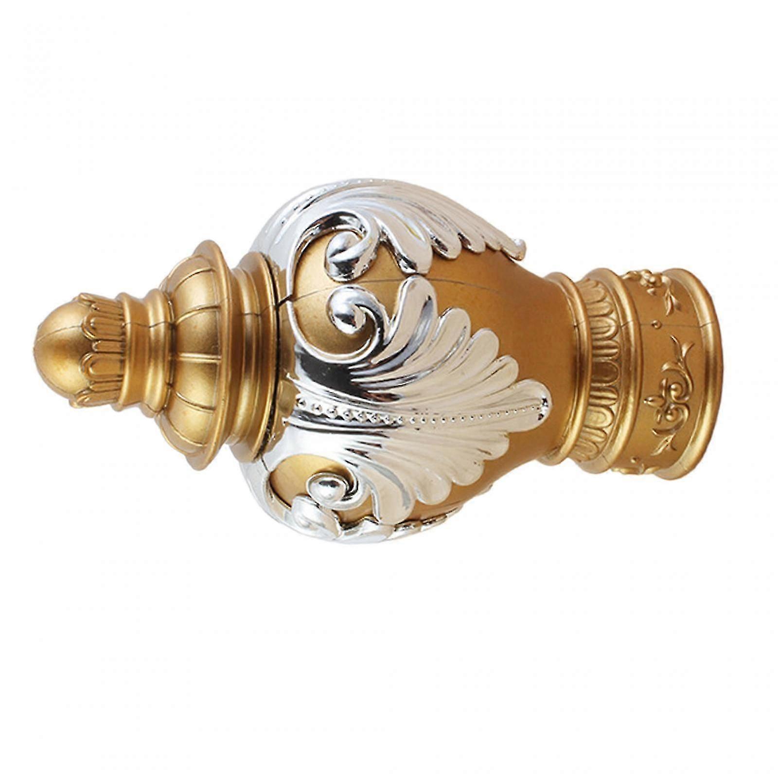 Finials Curtain Rod End Curtain Pole Finials Drape Rod Finials Flower Pattern ...