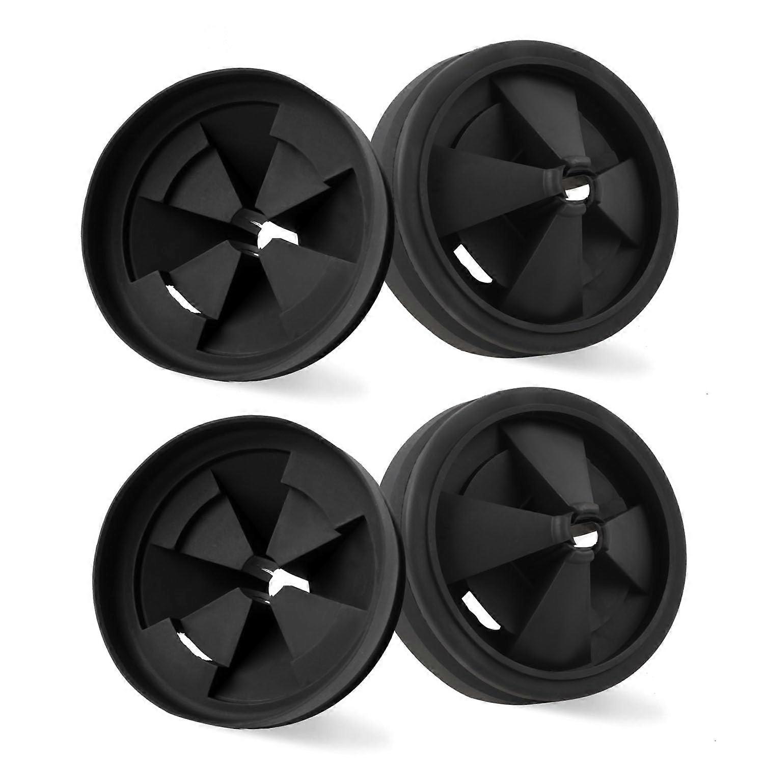 4 Pcs Upgraded EPDM Rubber Garbage Disposal Splash Guard Sink Baffle Replacement Parts for InSinkErator Evolution Series 3 3/8"
