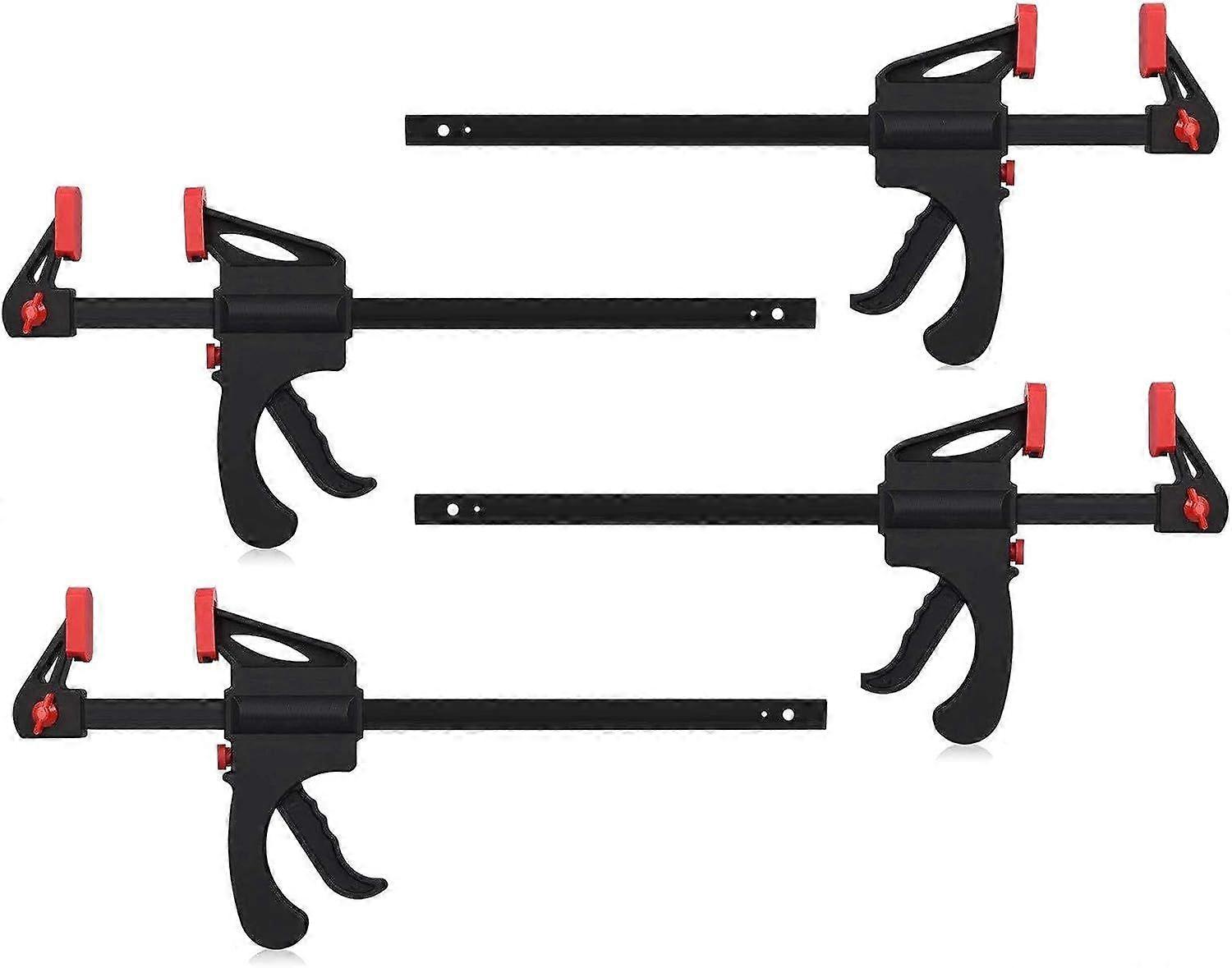 Carpenter's Tool Kit: 4 Single Hand Sergeant Clamps 6 Inch