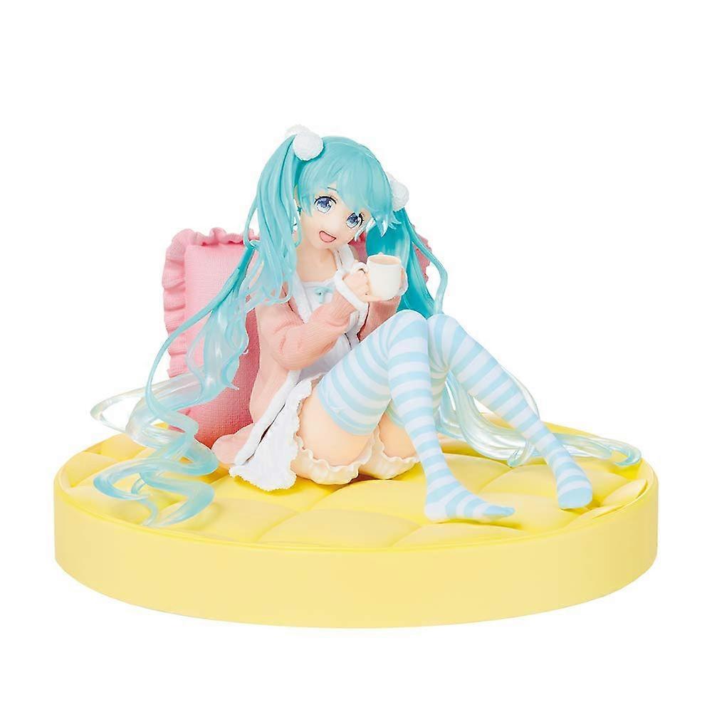 Original Casual Clothes 4.7 Inch Hatsune Miku Action Figure Collectible Toy with Articulated Joints and Colorful Outfit