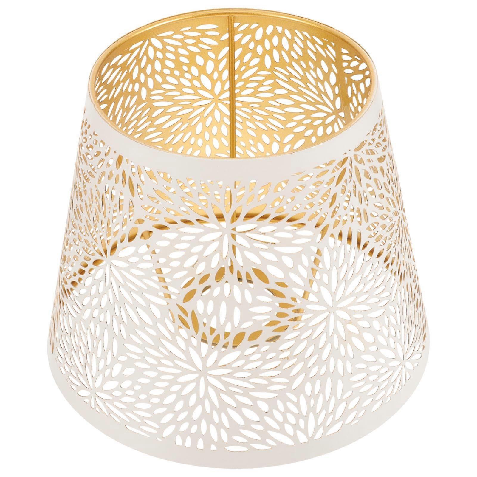 Metal Lamp Shade, E27 Tree Shadow Lamp Shade, Hollow Out Design, Vintage Lamp Shades for Table & Floor Light