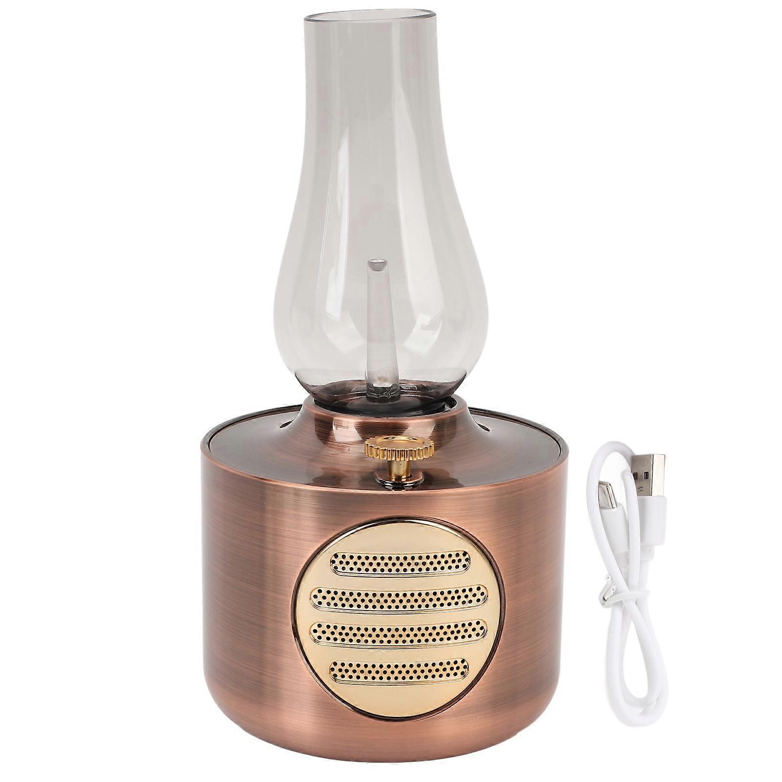 Vintage Kerosene Lamp Bluetooth Speaker with Bedside Lamp Function and Clear Sound