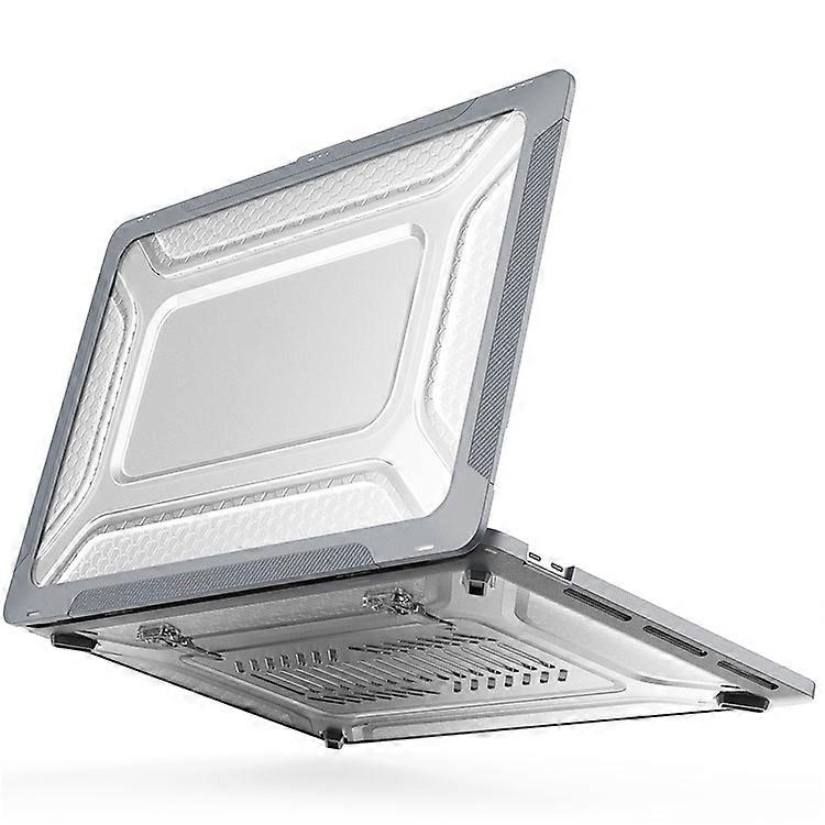 Compatível para MacBook Pro 16 polegadas (2019) A2141 Capa para laptop Capa de TPU macio de camada dupla com suporte
