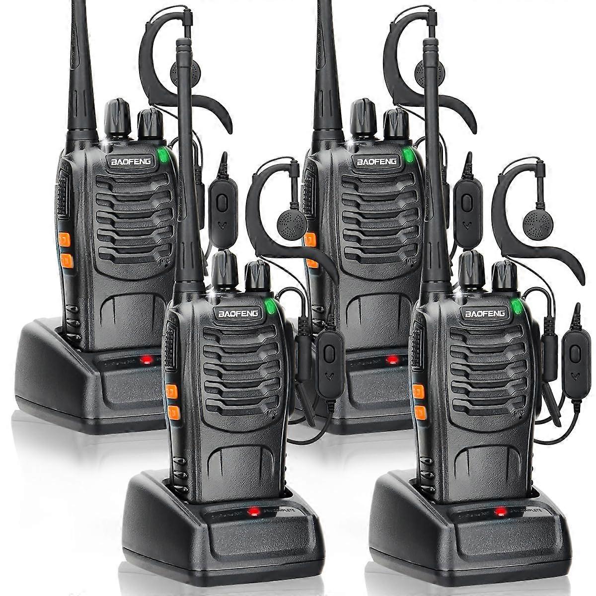Walkie Talkies Long Range for Adults Rechargeable Walkie Talkie Earpiece with Mic