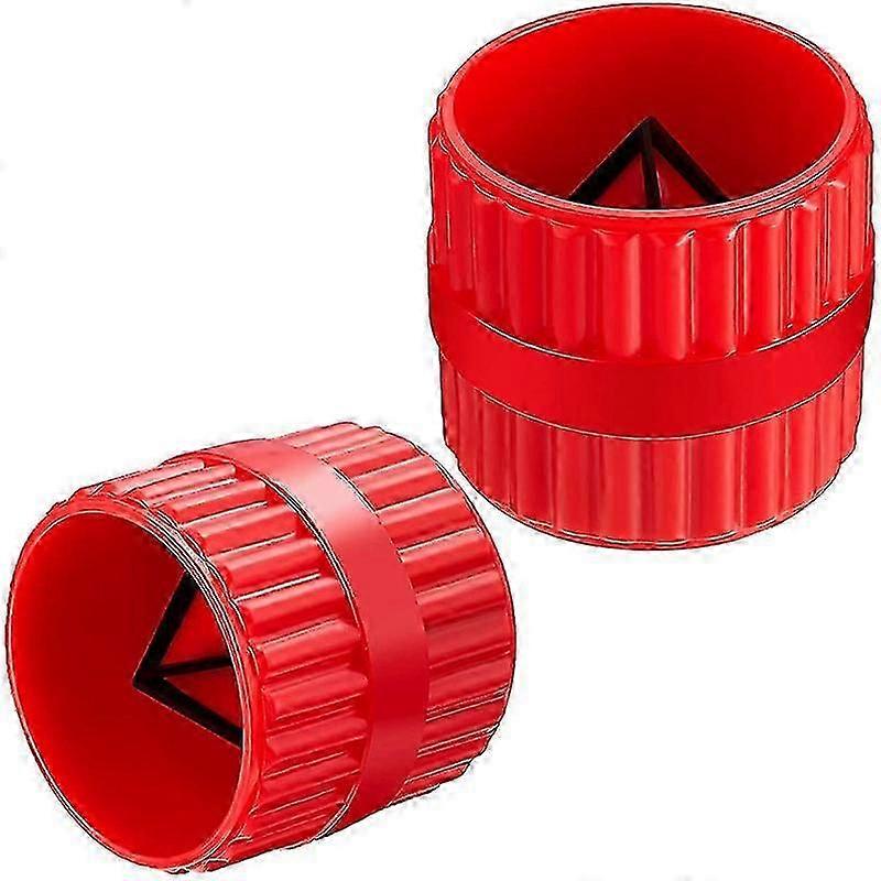 Pipe Deburrer, Universal Pipe Deburrer,inner: 5-38mm, Tube Chamfering Tool, Pvc Pipe Deburring Tool(2 Pcs)