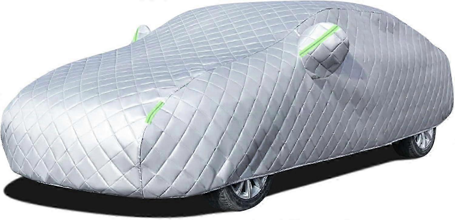 Capa de carro anti-granizo para Fiat Abarth 595 595c 695 695c Capa de carro para todos os climas Capa superior de carro de proteção UV à prova d'água Capa de carro anti-granizo com reflexivo