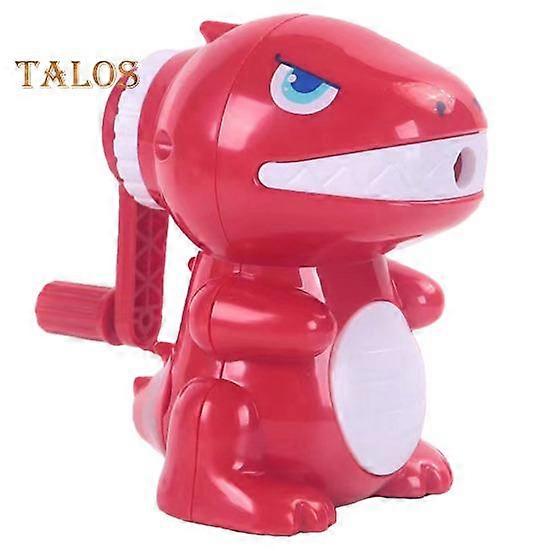 Dinosaur Pencil Sharpener Cartoon Manual Colored Pencils Sharpener Small Lightweight Easy to Use Learning Tool for Kids Classroom School Supplies