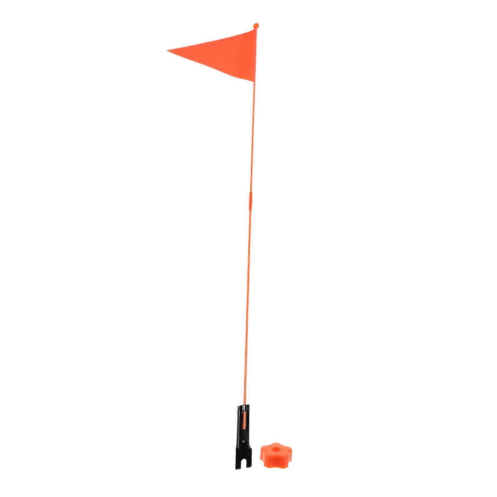 Bicycle Safety Flags 2 Sets PVC Triangle Bike Flags for Mountain Bikes Team Activities with High Visibility Warning Signs