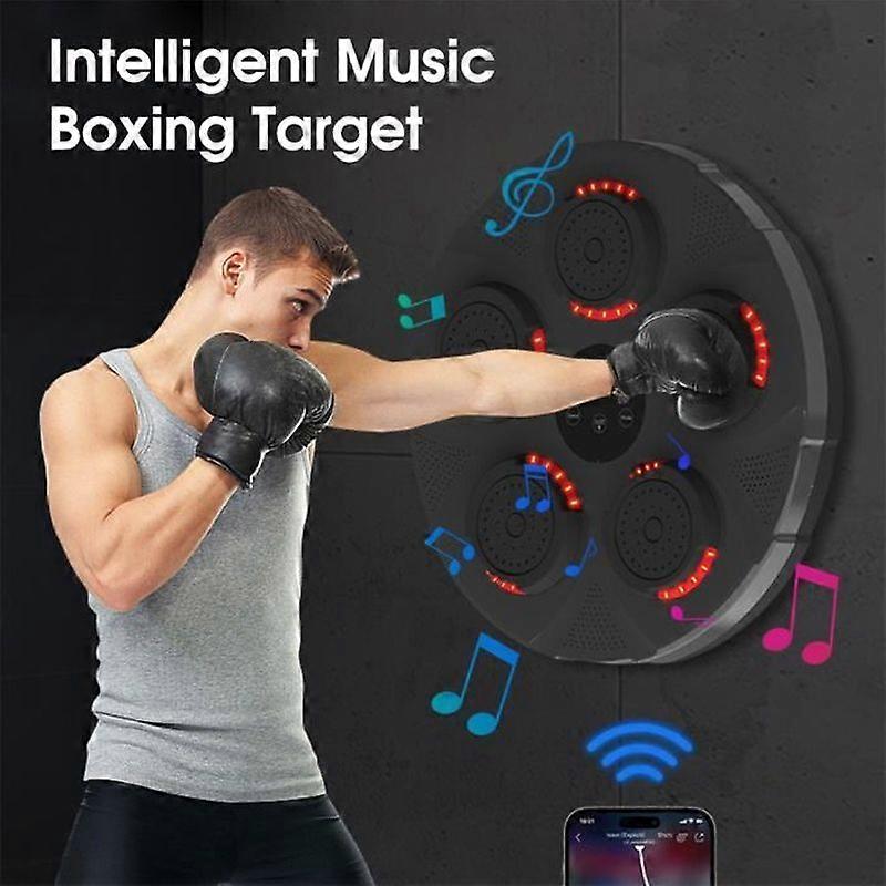 Music Bluetooth Boxing MachineMusic Box Electronic for Adults-Accelerates Hand-Eye Reaction and Coordination