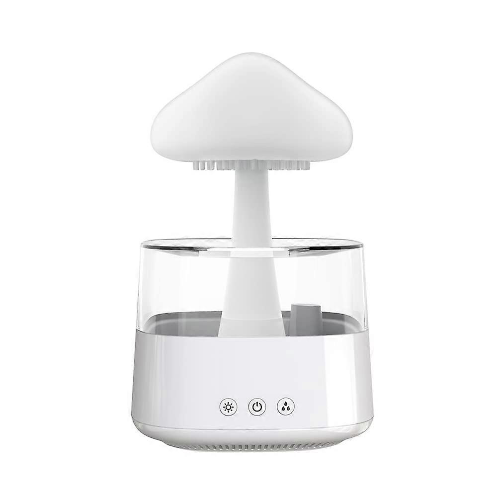 Rain Cloud Humidifier Water Drip, Mushroom Diffuser, Cloud Humidifier Rain Drop, Rain Sounds for Sleeping, Rain Cloud Diffuser