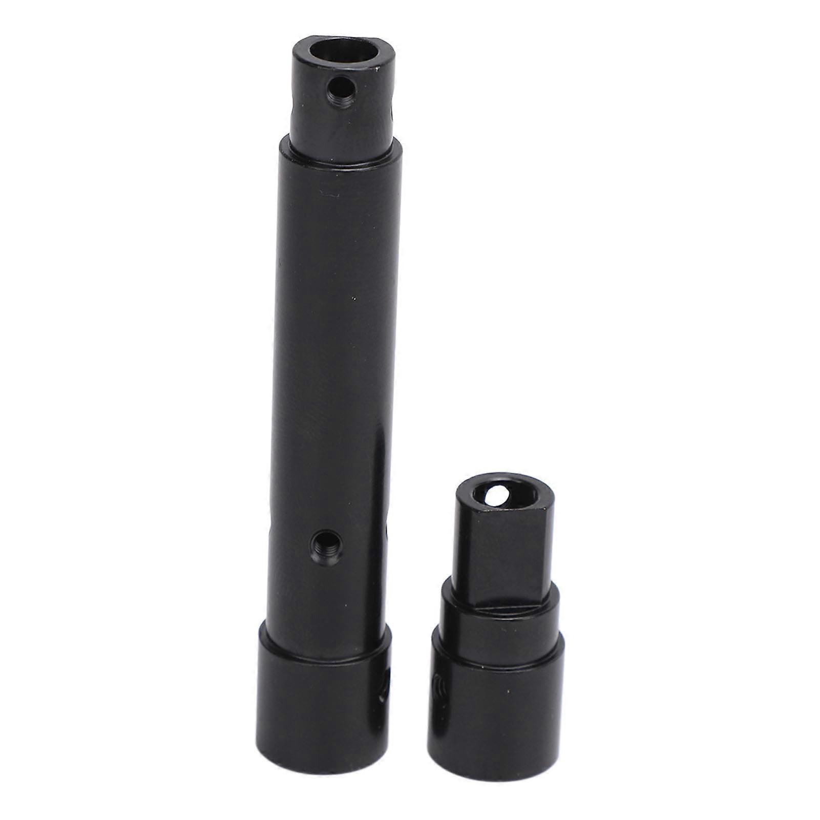 Brass Front Axle Tube Black Coating Axle Tube Set nced Driving for 1/10 SCX10 PRO RC Crawler
