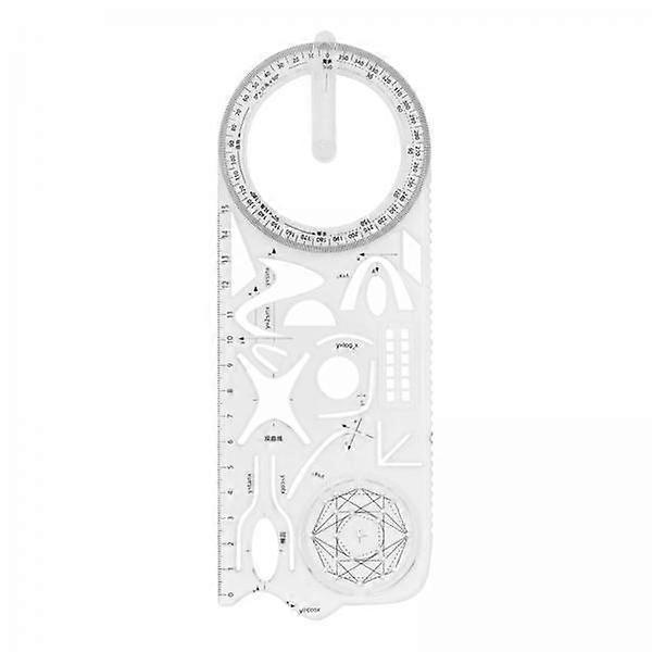 2x Geometric Ruler Mathematics Drawing Ruler Geometric Drawing Template