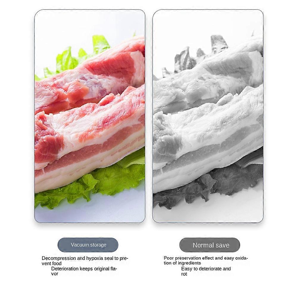 Mini Vacuum Sealer 2 in 1 Sealer and Cutting Machine Automatic Food Sealer for Plastic Bags Food Storage Snacks