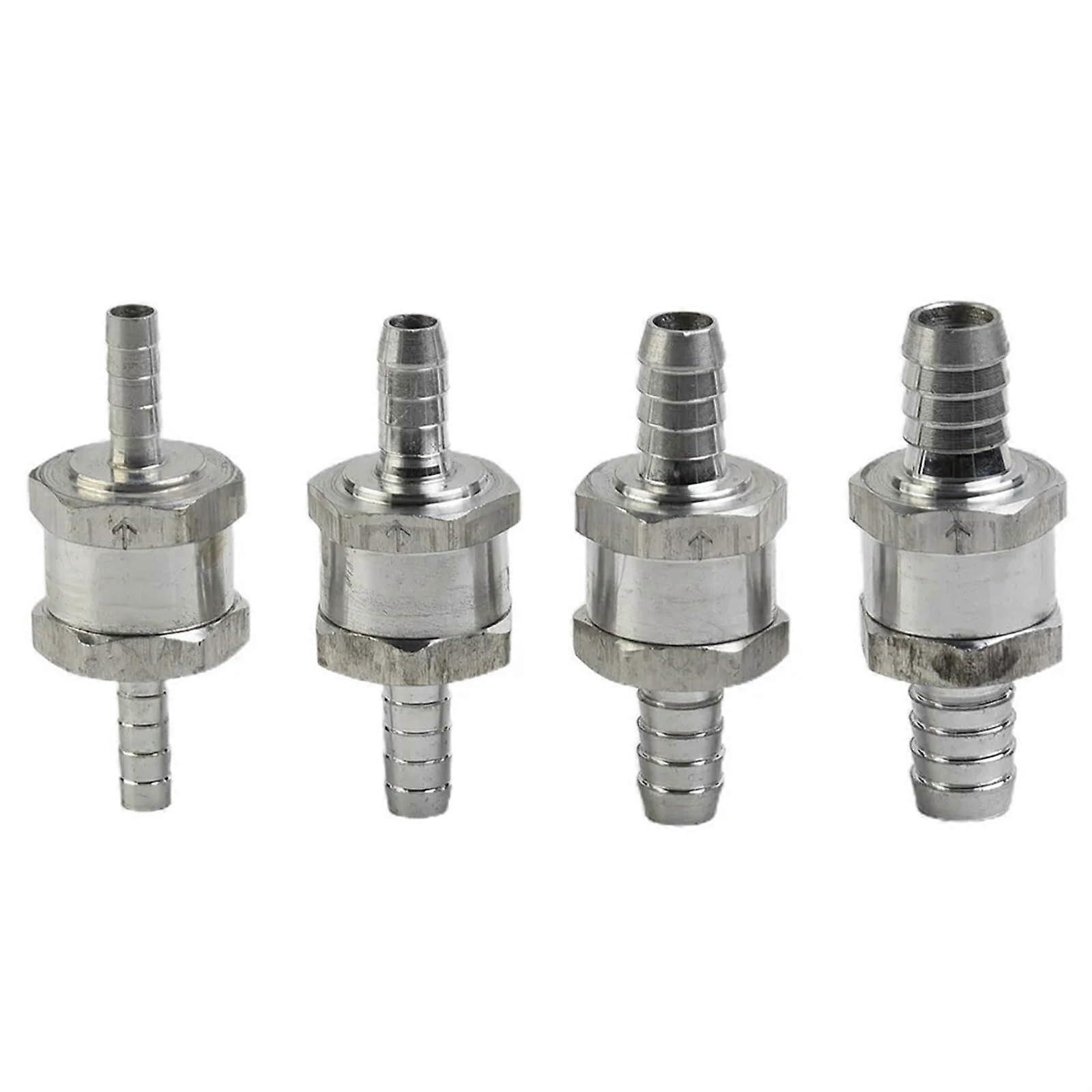 6/8/10/12mm Valves Inline Fuel Non Return Check For Gasoline Bio Vegetable Oil Paraffin Oil Kerosene Non Return Valve 1Pcs(10mm)