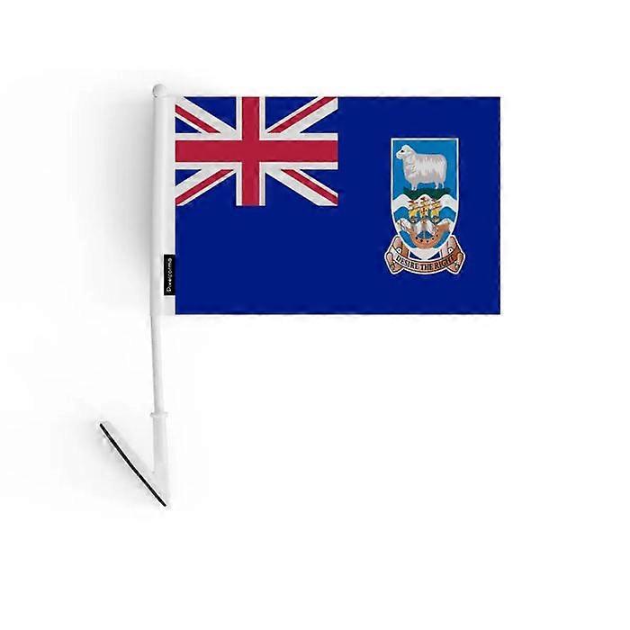Flag - Multicolor - Falkland Islands - 14 x 21 cm - Polyester - Lightweight and durable