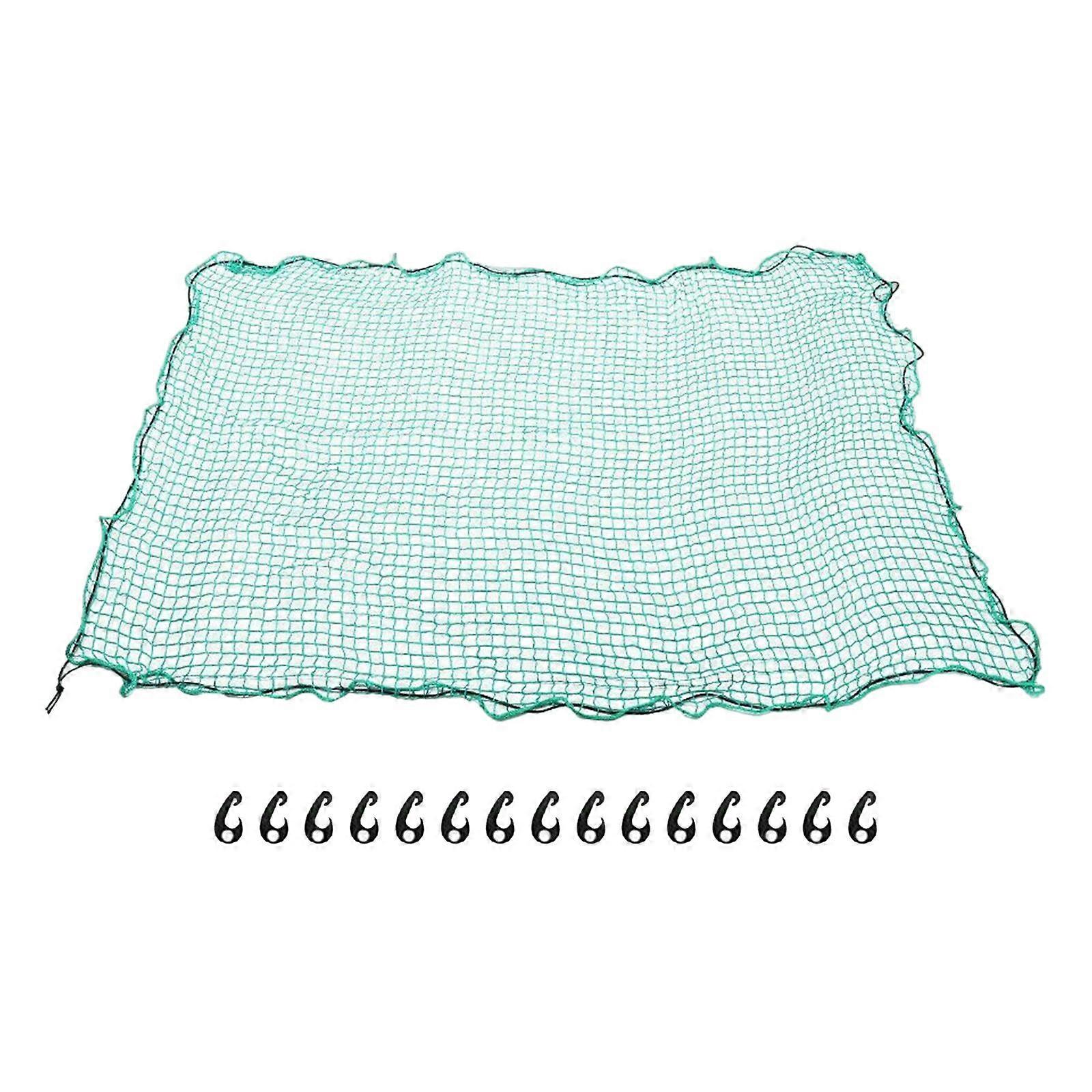 Generic Cargo Net for Truck Storage Net with 15 Hooks Easy Installation Mesh