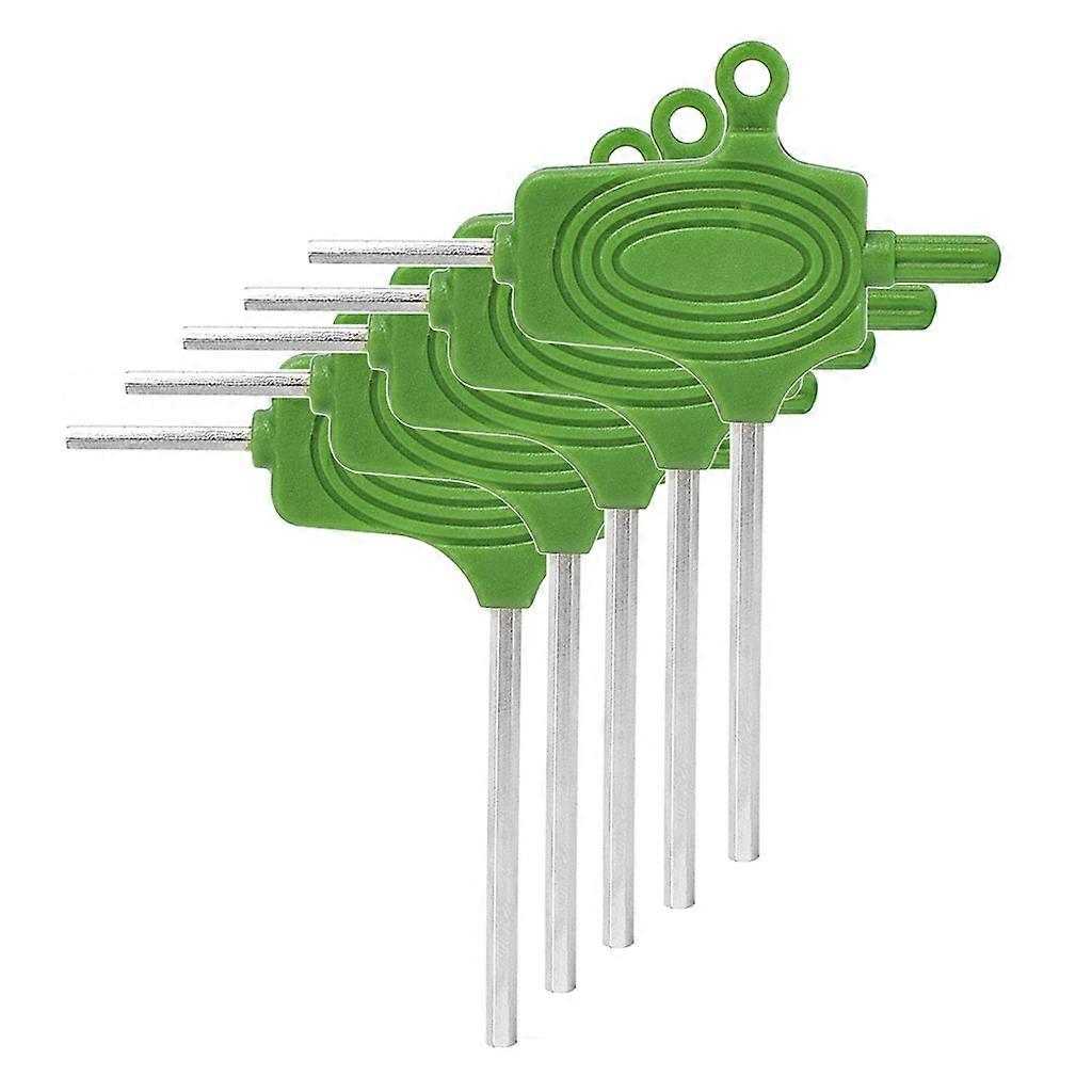 Plastic Non Slip Ergonomically Designed Double Ended T Handle Hexagon Wrenches