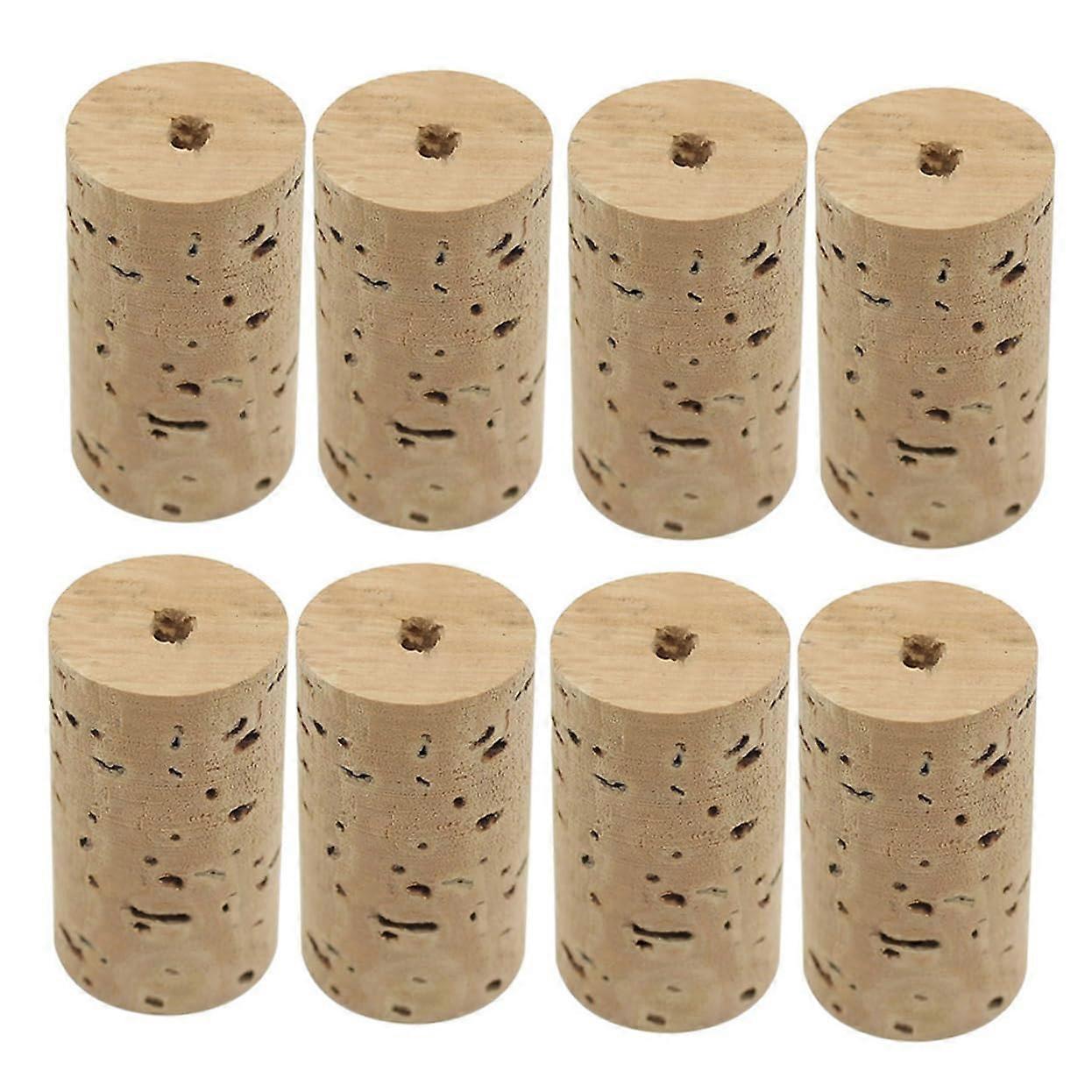 8pcs Flute Cork Wine Cork Stopper Set, Clarinet Reeds Plugs, Cork Grease, Cleaning Kit for Flute and Clarinet Cases