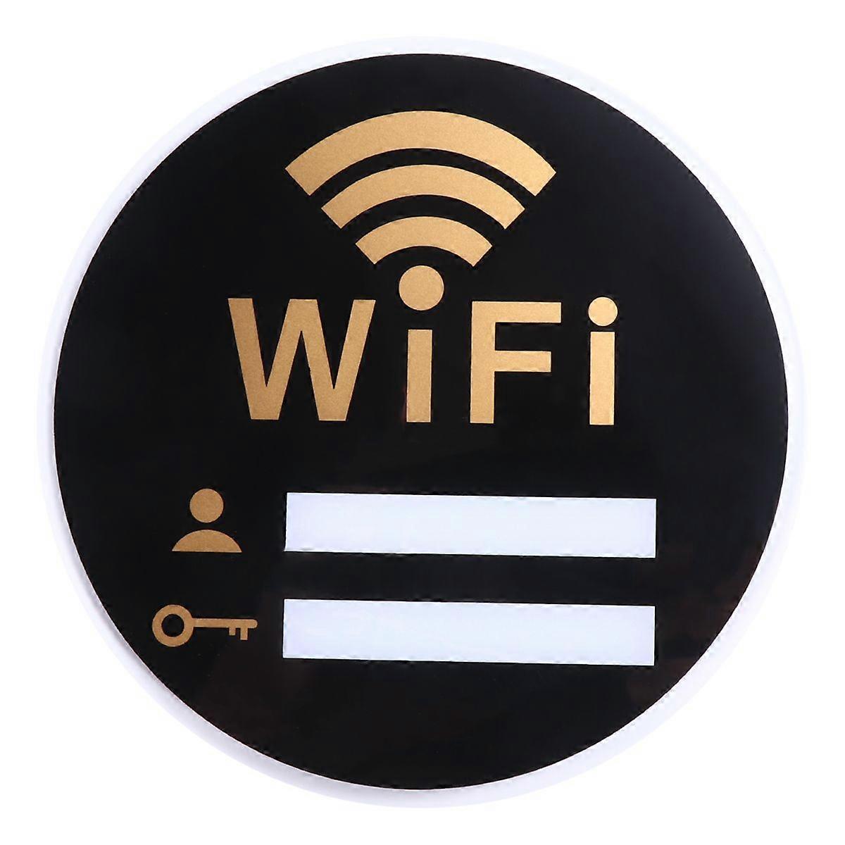 Εξαιρετική ακρυλικό Wifi σημάδι χρήσιμο τοίχο αυτοκόλλητο ακρυλική υπενθύμιση Pratical Wifi κωδικό πρόσβασης ακρυλική υπενθύμιση (20x20cm)