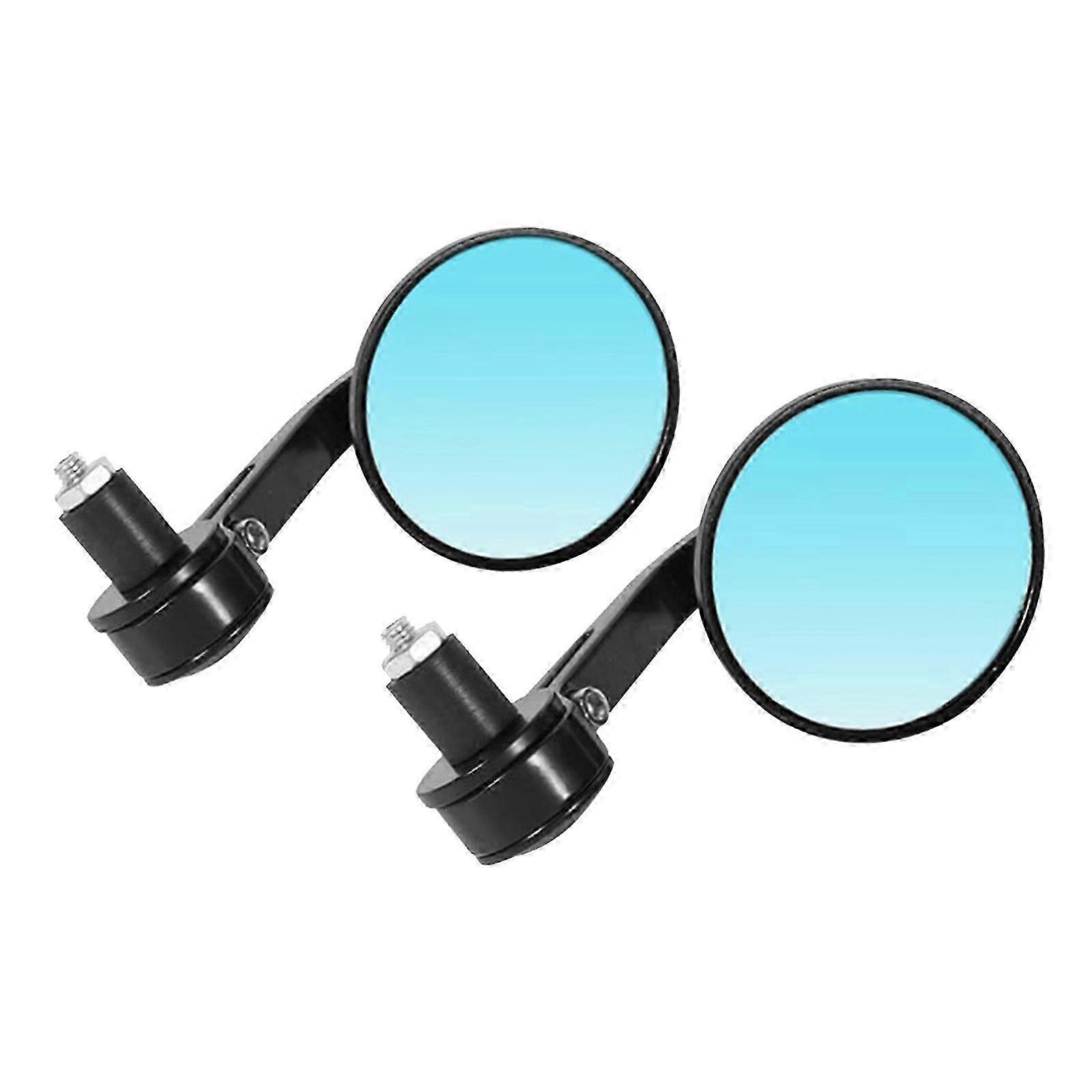 1 Pair Motorcycle Rear View Mirrors Motorbike Universal For Handlebar 7/8"