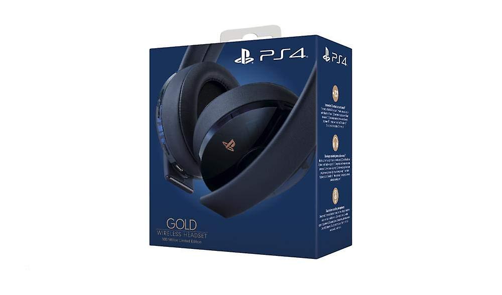 500 Million - Gold And Navy Wireless Headset