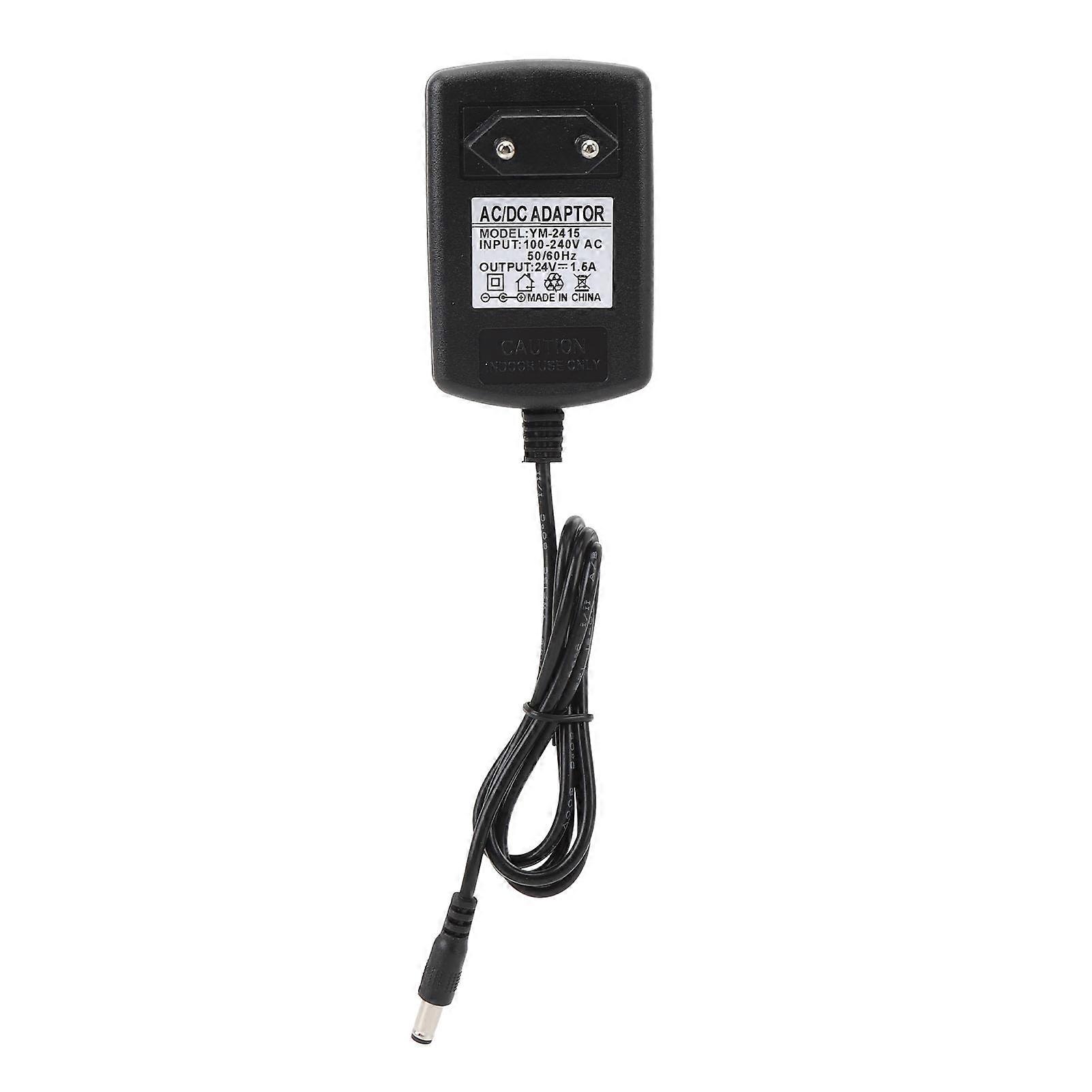 Universal 24V 1.5A Power Supply Adapter for LED Signs & Portable Speakers, EU Plug