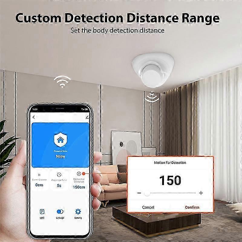 Tuya Zigbee WiFi Smart Human Body Sensor 24GHz Radar Detector Microwave Motion Sensor Wireless Huma