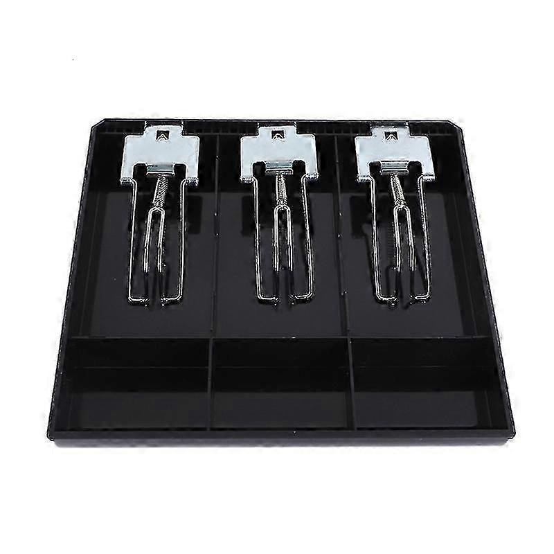 3グリッドキャッシュドロワーインサートトレイ(コインオーガナイザー付き)、レジレジ用収納ボックス交換トレイ