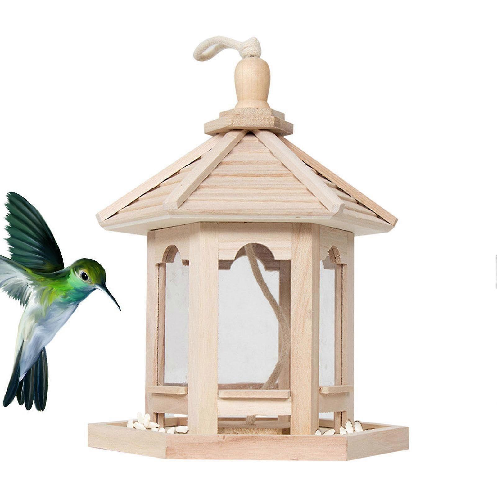 Bird feeder Out – Easy bird feeding to hang outdoors Rustic birdhouse