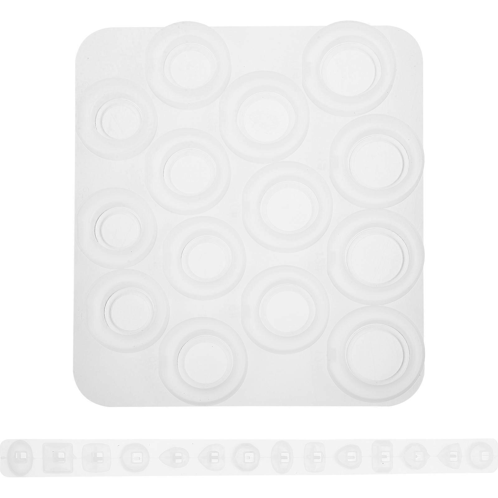 Silicone Ring Molds Set for Gemstone Crafting Multi Functional DIY Epoxy Resin Mold for Creative Shaped Rings, Suitable for Beginners and Experienced