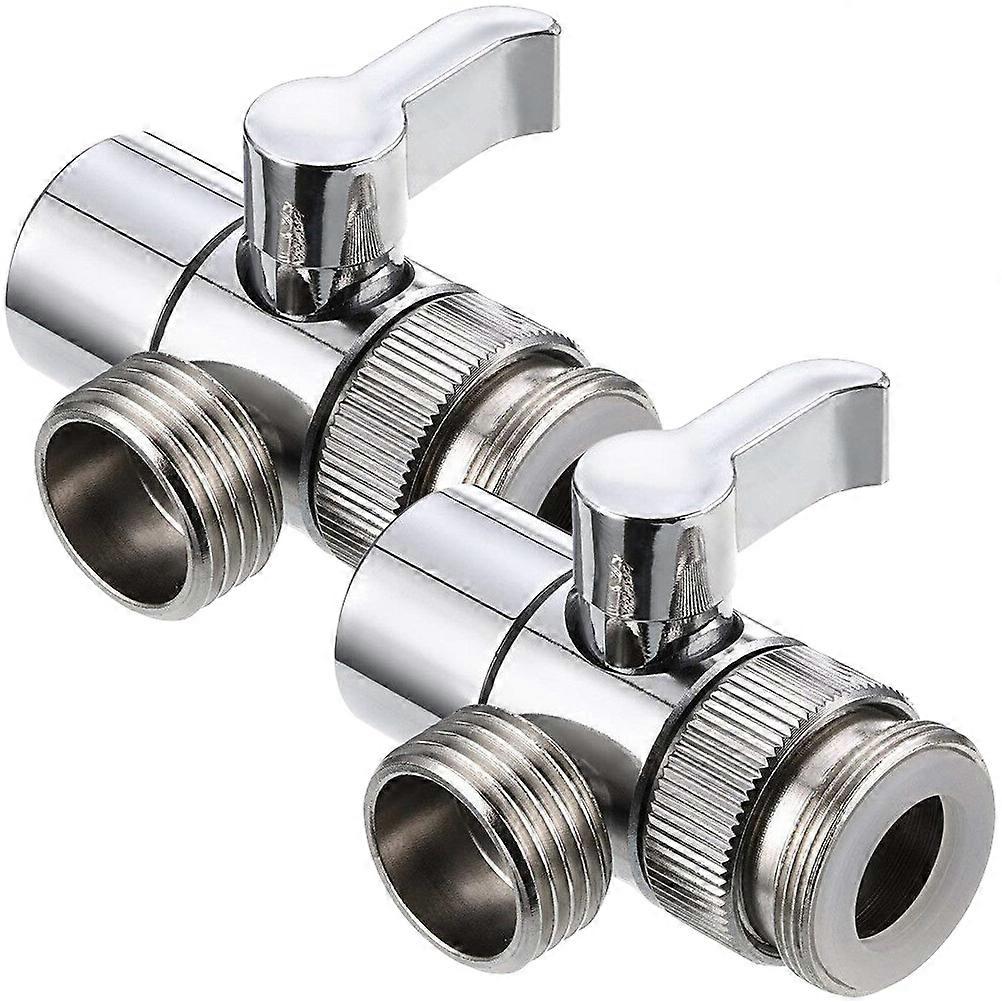 Zinc Alloy Sink Faucet Diverter Durable Hose Adapter for Kitchen & Bathroom Sinks, Leak Resistant Design, Sleek Finish, Easy Replacement